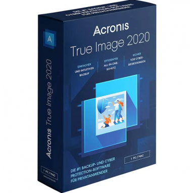 Acronis True Image 2019 Backup Software ( + 2020 Upgrade) - 1 PC