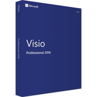 Microsoft Visio Professional 2016 MAK-Schlüssel 50 Aktivierungen