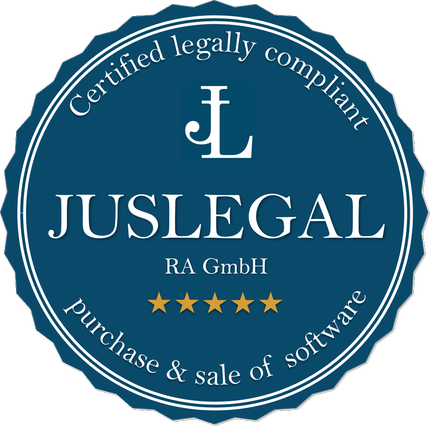 Certified legally compliant purchase & sale of software